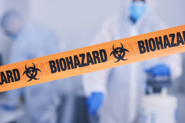 Professional Biohazard Cleanup technician working in Lockhart, TX